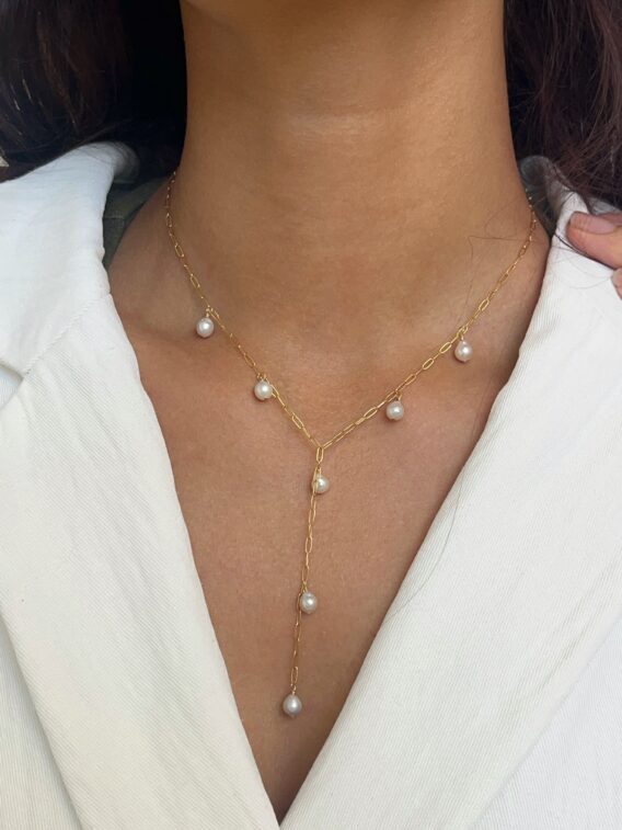 Collier perle d'eau douce en Gold Filled