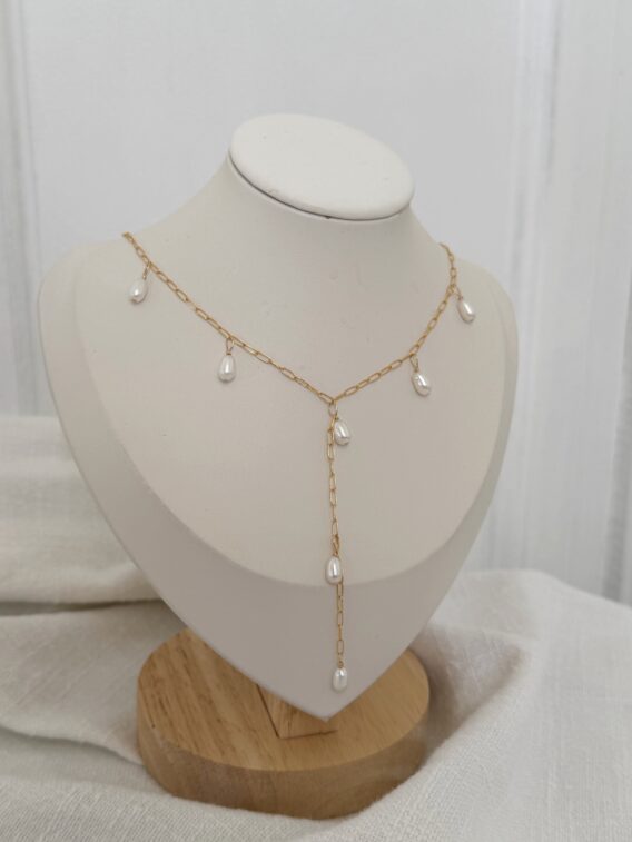 Collier perles d'eau douce en Gold Filled