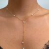 Collier en perles d'eau douce en Gold Filled