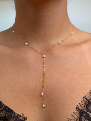Collier en perles d'eau douce en Gold Filled