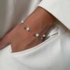 Bracelet en perles d'eau douce et perles mixtes