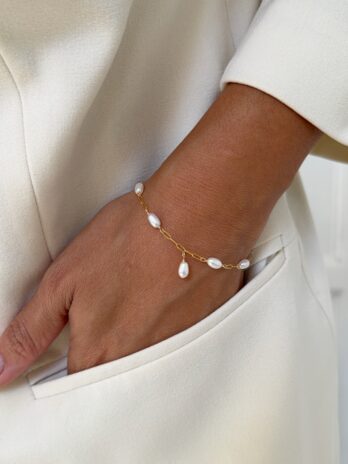 Bracelet Perles d'eau douce en Gold Filled