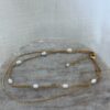 Bijou de cheville en perles d'eau douce