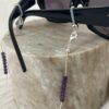 Chaîne de lunettes améthyste Bijou de lunettes en Améthyste