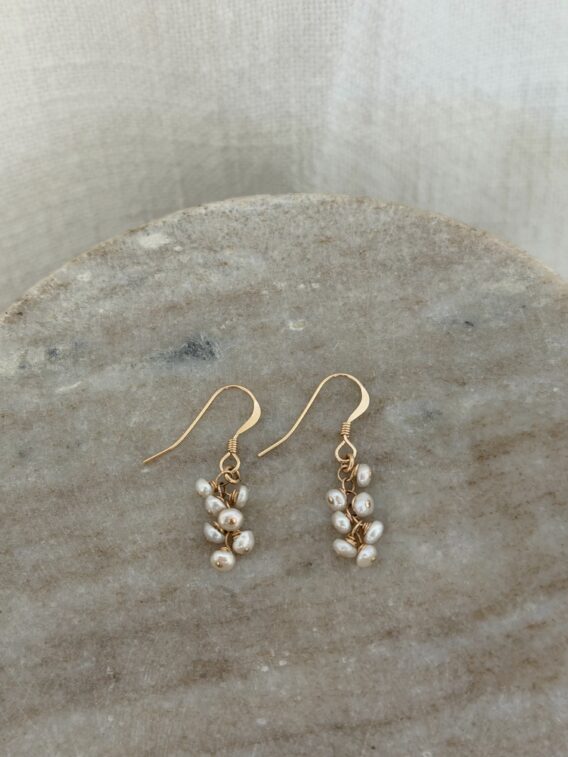 Boucles d'oreilles en perles d'eau douce
