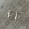 Boucles d'oreilles en perles d'eau douce en Argent 925