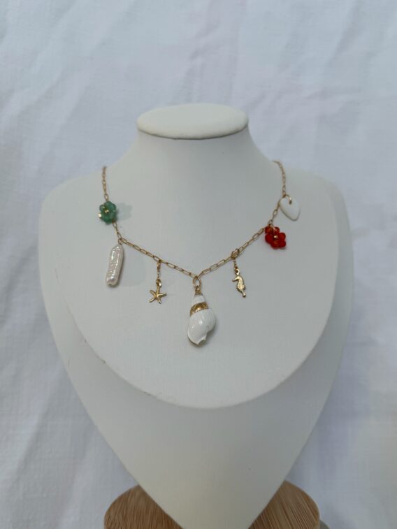 Collier avec charms en Gold Filled