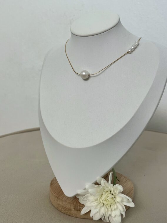 Collier en perles d'eau douce en Gold Filled