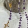 Chapelet améthyste clair new 3 Chapelet en Améthyste clair et Cristal de roche