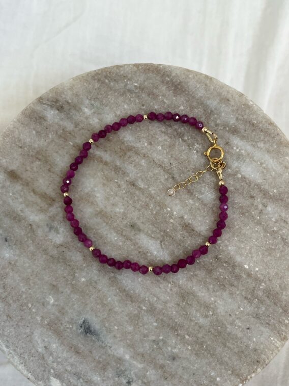 Bracelet en Rubis