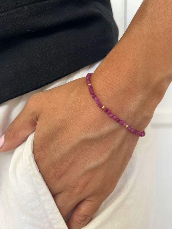 Bracelet en Rubis
