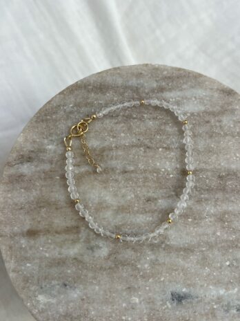 Bracelet cristal de roche t3 1 Bracelet en Cristal de roche