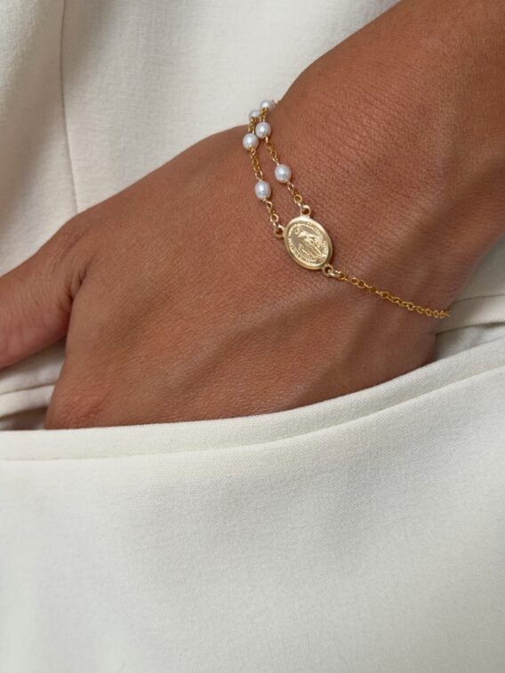 Bracelet Dizainier en perles d'eau douce
