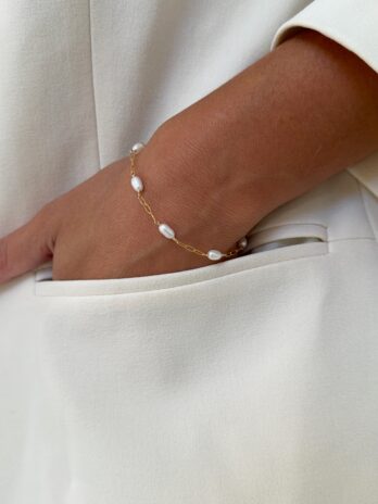 Bracelet en perles d'eau douce en Gold Filled