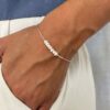 Bracelet en perles d'eau douce en Argent 925