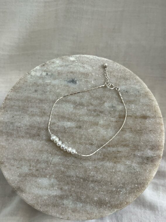 Bracelet en perles d'eau douce en Argent 925