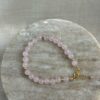 Bracelet en Quartz rose