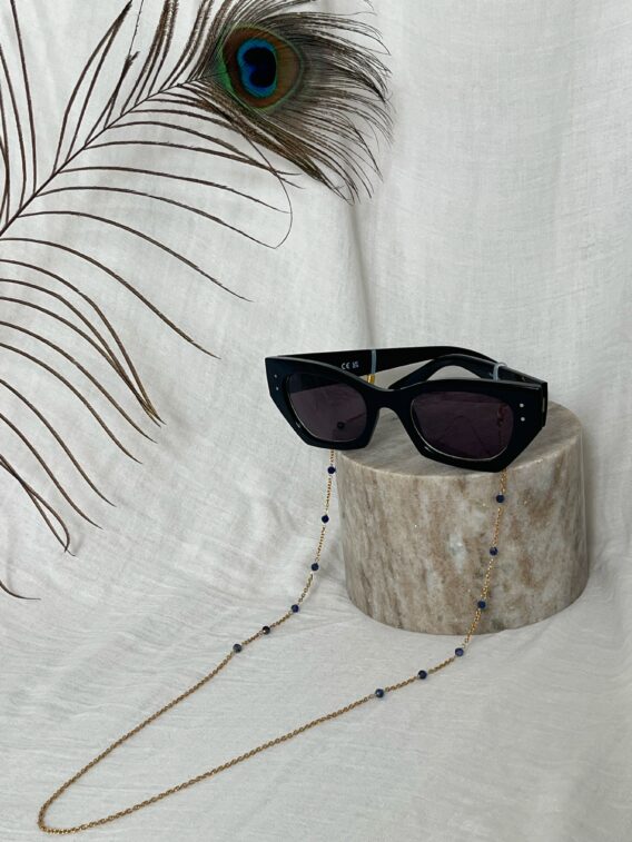Chaîne de lunettes Sodalite 1 Bijou de lunettes en Sodalite