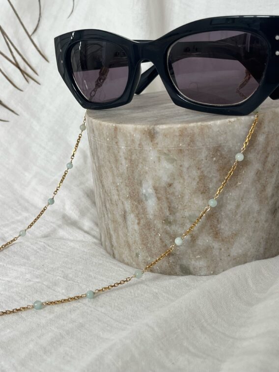 Bijou de lunettes en Amazonite