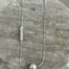Collier en perles d'eau douce en Argent 925
