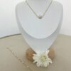 Collier + Pendentif de dos en perles d'eau douce en Gold Filled
