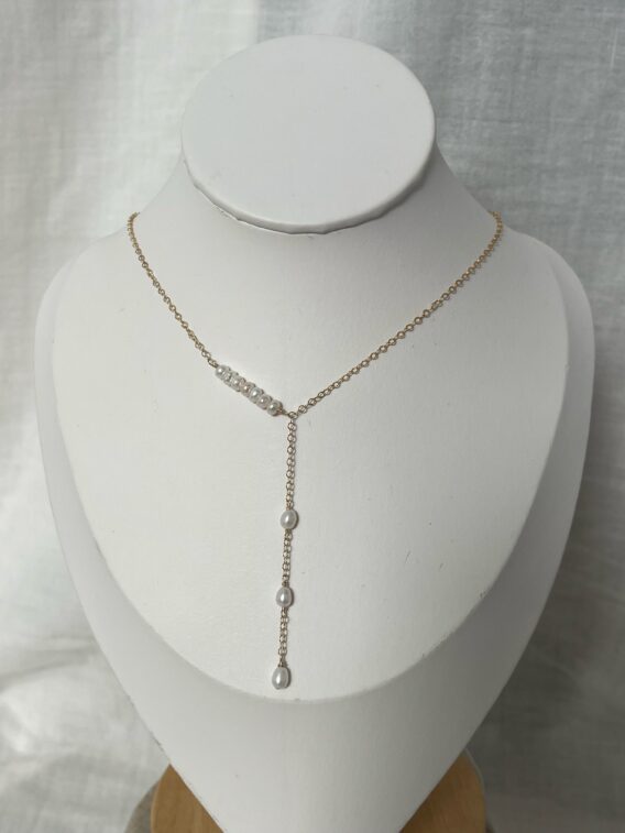 Collier en perles d'eau douce en Gold Filled