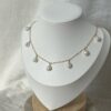 Collier ped qui pend gf new 2 Collier en perles d'eau douce en Gold Filled