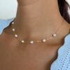 Collier en perles d'eau douce en Gold Filled