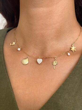 Collier charms en Gold Filled