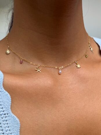 Collier charms en Gold Filled
