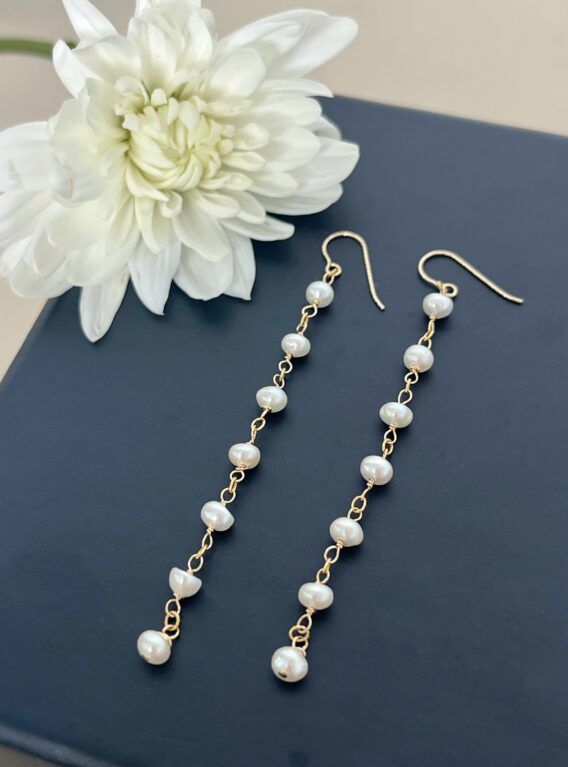 Boucles d'oreilles en perles d'eau douce