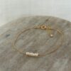 Bracelet en perles d'eau douce en Gold Filled