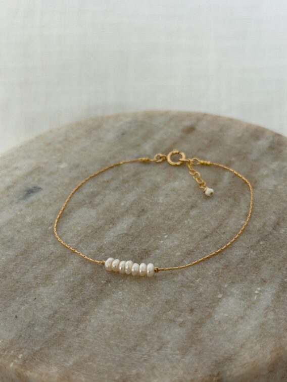 Bracelet en perles d'eau douce en Gold Filled