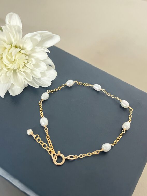 Bracelet en perles d'eau douce en Gold Filled