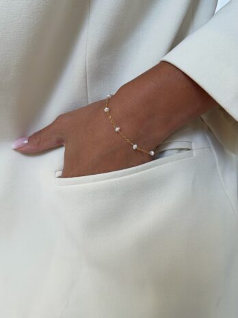 Bracelet en perles d'eau douce en Gold Filled