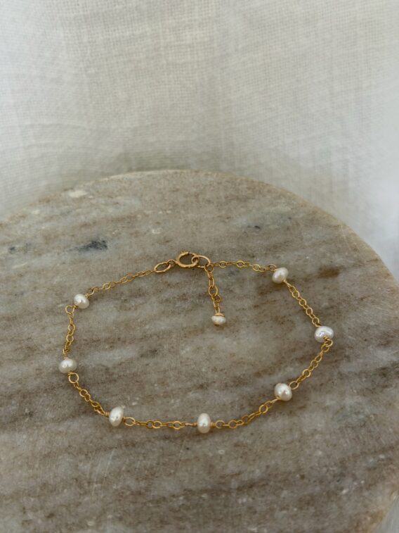 Bracelet en perles d'eau douce en Gold Filled