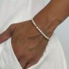 Bracelet tout en ped Bracelet en perles d'eau douce