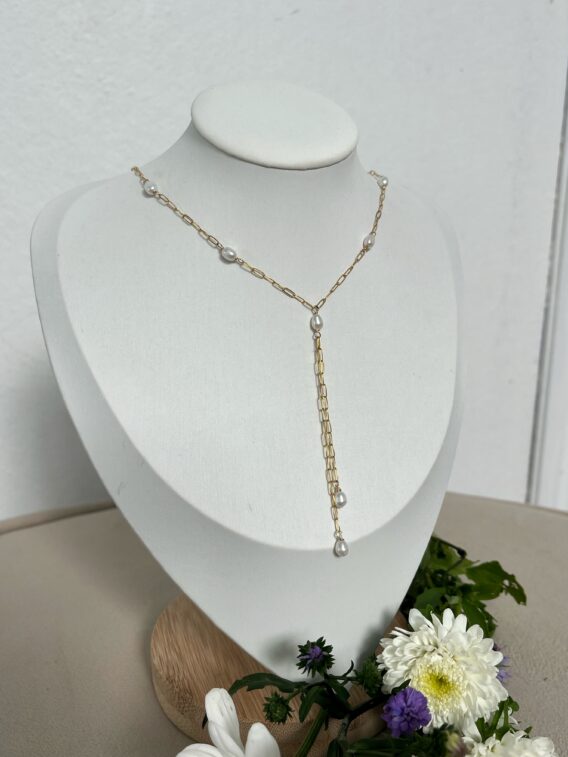 Collier en perles d'eau douce en Gold Filled