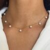 Collier en perles d'eau douce en Gold Filled