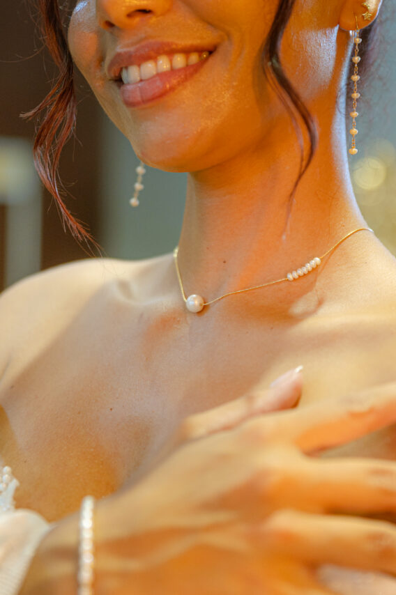 Collier en perles d'eau douce en Gold Filled