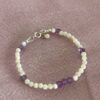 Bracelet en Nacre et Améthyste