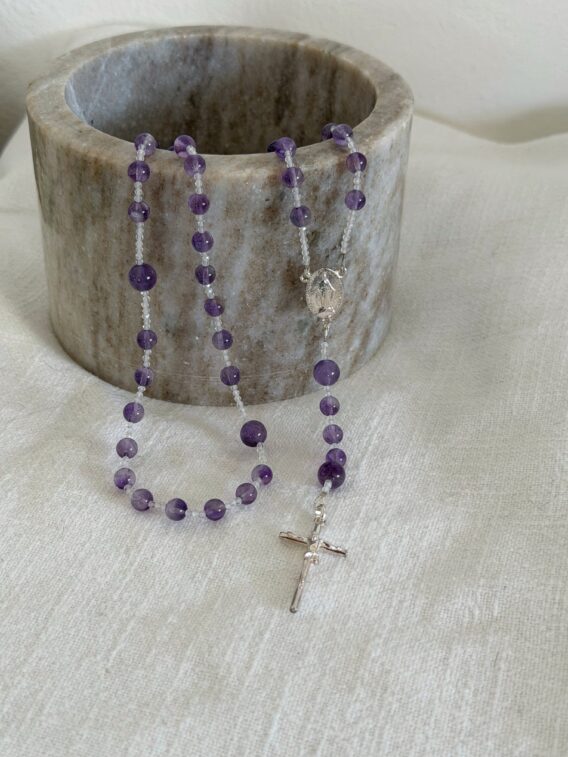Chapelet en Améthyste clair