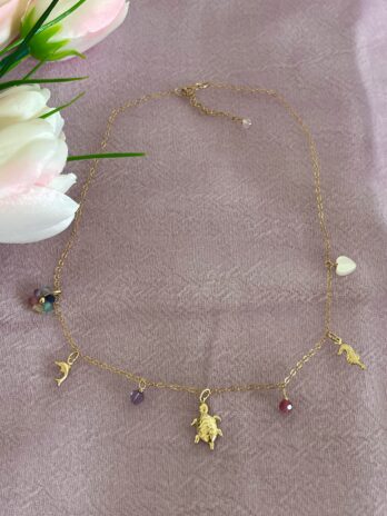 Collier charms en Gold Filled