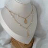 Collier perles d'eau douce en Gold Filled