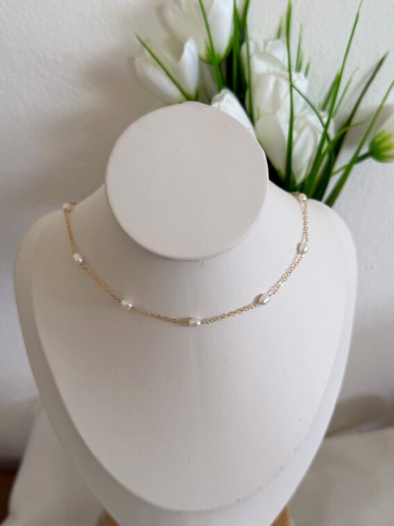 Collier en perles d'eau douce en Gold Filled