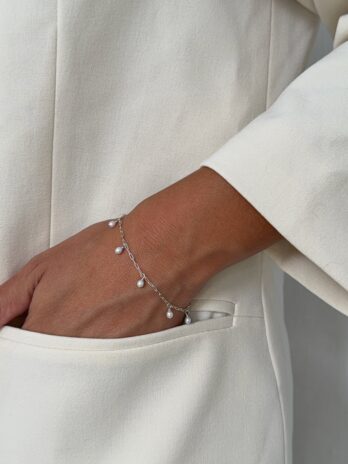 Bracelet Perles d'eau douce en Argent 925