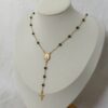 Collier façon chapelet en Emeraude en Gold Filled