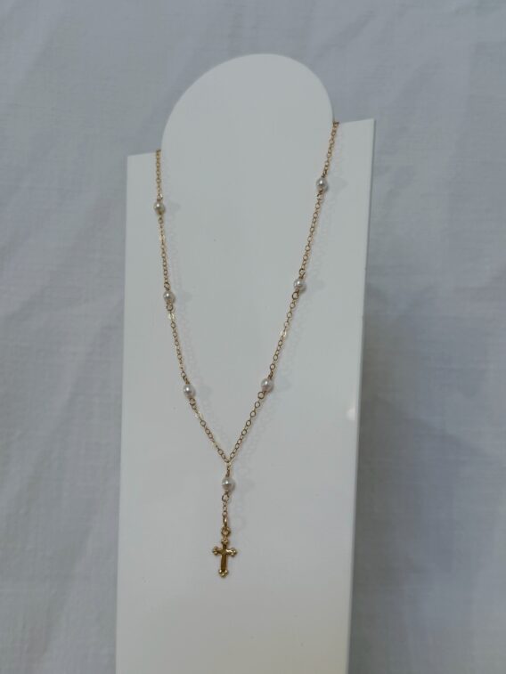 Collier en perles d'eau douce en Gold Filled