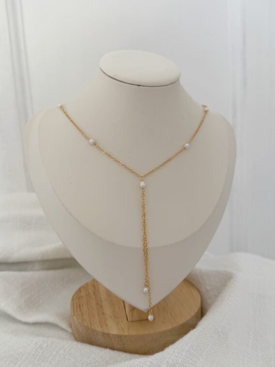Collier en perles d'eau douce en Gold Filled