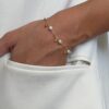 Bracelet Bali 7 chakras 1 Bracelet perles d'eau douce et 7 Chakras